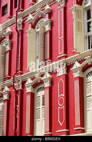 Bottega di Chinatown facciata Singapore Foto Stock
