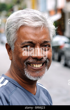 Uomo in Arab Street, Singapore Foto Stock