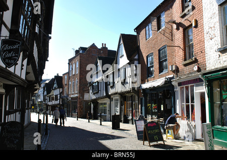 Friar Street, Worcester, Worcestershire, England, Regno Unito Foto Stock
