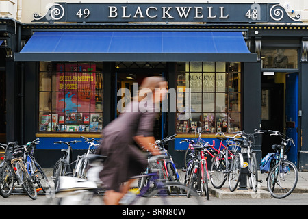 Blackwell Bookshop, Broad Street, Oxford, UK. Foto Stock