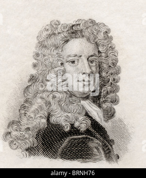 Sir Samuel Garth, 1661 a 1719. Medico inglese e poeta. Foto Stock