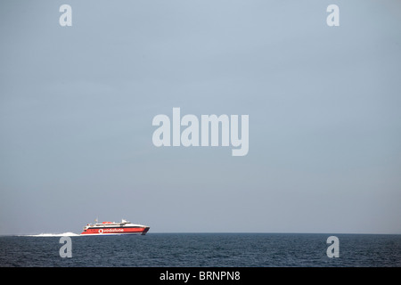 Traghetto barca Spagna Tarifa Tangeri lo Stretto di Gibilterra Foto Stock