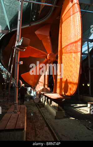 dh SS Gran Bretagna BRISTOL ORMEGGIA BRISTOL acciaio elica e navi timone parti di uno scafo di nave Foto Stock