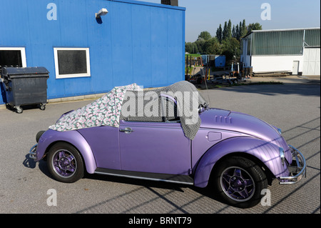 Germania Amburgo VW Beetle cabriolet Volkswagen della Kaefer cabrio Foto Stock