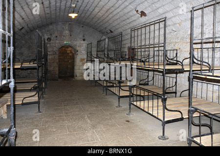 Fort Douaumont fu una delle fortificazioni costruite per proteggere Verdun dall'invasione di Germania prima della prima guerra mondiale, Verdun, Meuse, Francia. Foto Stock