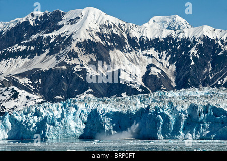 Ghiacciaio Hubbard disincanto Bay all'interno del passaggio di Alaska USA Foto Stock