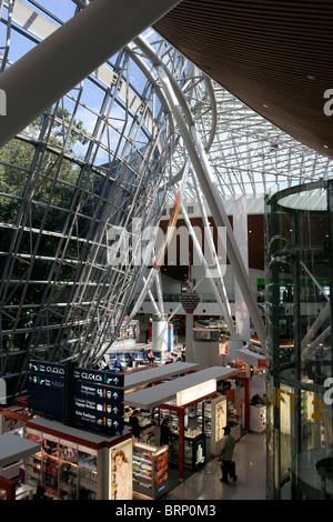 Interno dell'Aeroporto Internazionale di Kuala Lumpur , Malaysia Foto Stock