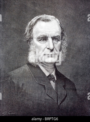Charles Kingsley. 1819 - 1875) Canon di Westminster. Egli è stato un ecclesiastico inglese, professore universitario, storico e romanziere. Foto Stock