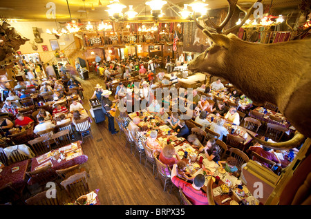 La Big Texan steak house. Ristorante, il cibo. Amarillo, Texas, Stati Uniti d'America Foto Stock