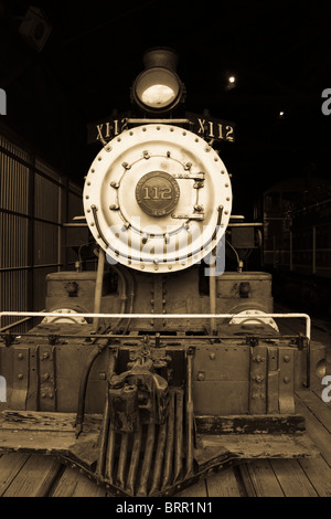 Locomotiva alla California State Railroad Museum Foto Stock