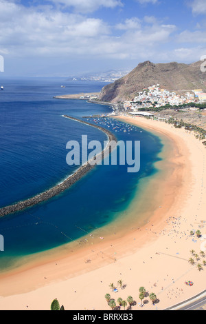 Isole Canarie, Tenerife Playa de Las Teresitas Foto Stock