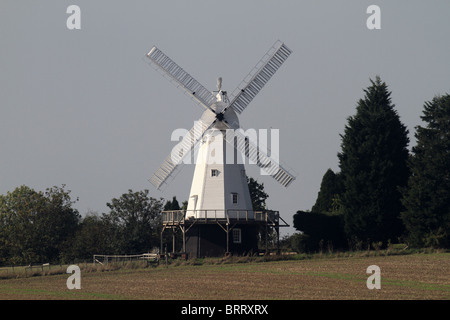 Il mulino a vento di Woodchurch, Kent Foto Stock