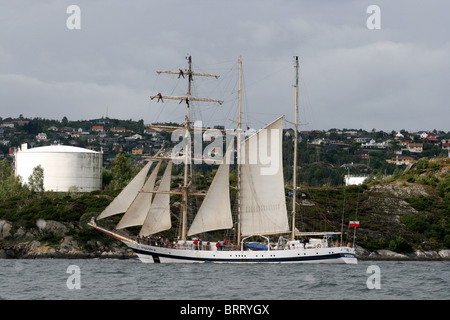 Pogoria, La Tall Ships gare 2008, Bergen Foto Stock