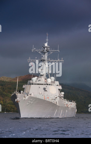 USS Nitze, arleigh burke class, distruttore. Foto Stock