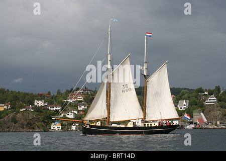 Lotos, La Tall Ships gare 2008, Bergen Foto Stock