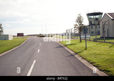 Ex USAF RAF Bentwaters base, Suffolk, Inghilterra torre di controllo Foto Stock