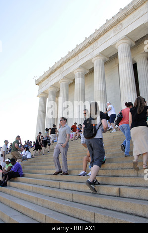 Il Lincoln Memorial, Washington D.C., USA Foto Stock