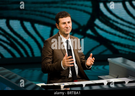 Fabio Fazio, show televisivo "Che tempo che fa', RAI 3, Milano, Italia Foto Stock