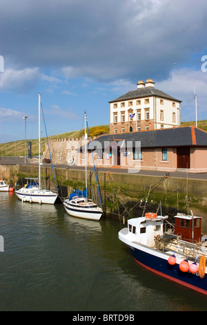 Porto di Eyemouth, Scottish Borders in Scozia Foto Stock