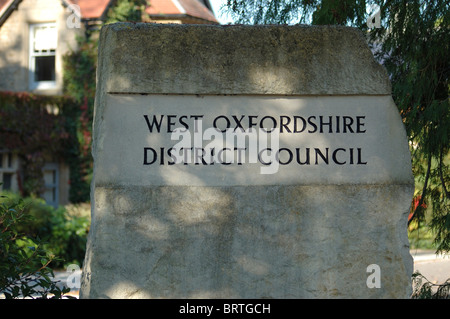 West Oxfordshire consiglio del distretto Foto Stock