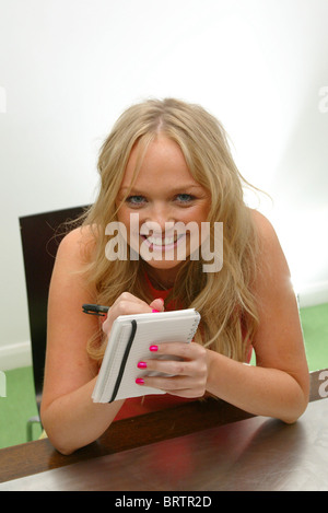 Ex Spice Girl Emma Bunton. Foto Stock