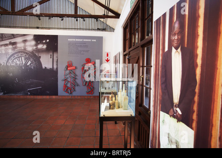 Visualizzare nei lavoratori' museo Maria Fitzgerald Square, Newtown, Johannesburg, Sud Africa Foto Stock