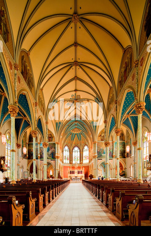Cattedrale di San Giovanni Battista a Savannah, Georgia Foto Stock