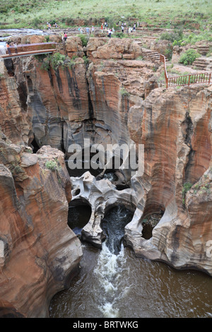 Bourke's Luck buche a Blyde River Canyon in Sud Africa Foto Stock