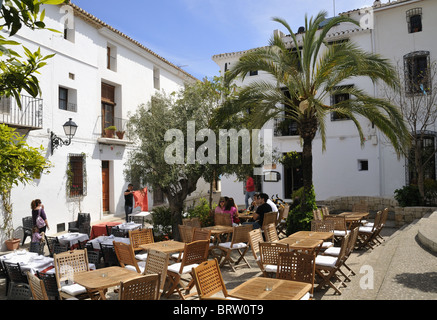 Ristoranti a Altea, Costa Blanca, Spagna Foto Stock