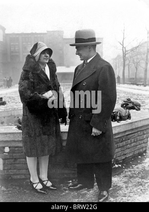 Giovane, moda fotografia storica, circa 1924 Foto Stock