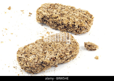 Due cereali per la prima colazione biscotti Foto Stock