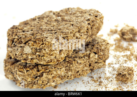 Due Weetabix cereali per la prima colazione biscotti Foto Stock