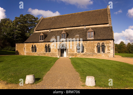 La Grande Hall del castello di Oakham, Oakham, Rutland, England, Regno Unito Foto Stock