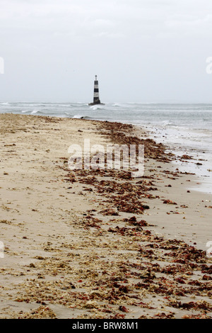 Recife Point Lighthouse vicino a Port Elizabeth in Sud Africa Foto Stock