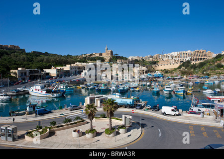 Porto di Mgarr a Gozo, Malta, Europa Foto Stock