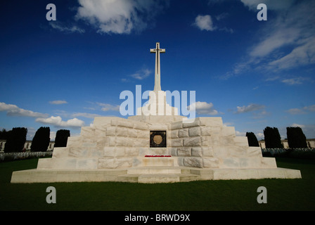Tyne Cot cimitero, Ypres, Belgio Foto Stock