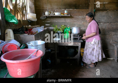 BOLIVIA ECOTOPS Progetti in Alto di Beni. Dettagli di un casale in Remolinos. fotografia di Sean Sprague Foto Stock