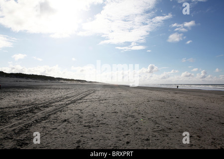 Spiaggia di Ameland, Paesi Bassi Foto Stock