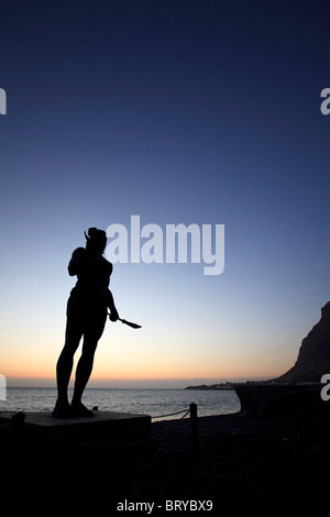Isole Canarie La Gomera, Valle Gran Rey, Playa de la Puntilla Foto Stock