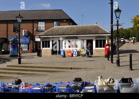 Market Street, Wellingborough, Northamptonshire, England, Regno Unito Foto Stock