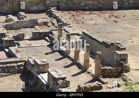 Le antiche rovine di Kamiros Rodi Grecia Foto Stock