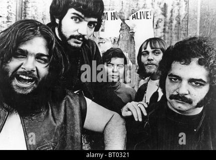 CANNED HEAT foto promozionale di noi del gruppo rock circa 1967 con Bob Hite a sinistra Foto Stock