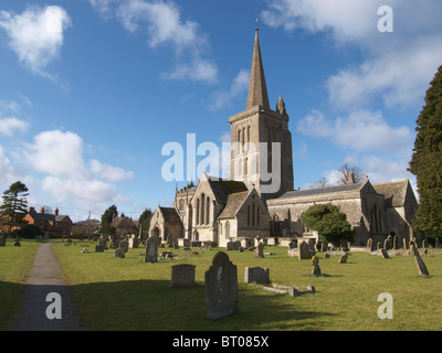 Vescovi Canning chiesa di Santa Maria Vergine nel Wiltshire Foto Stock