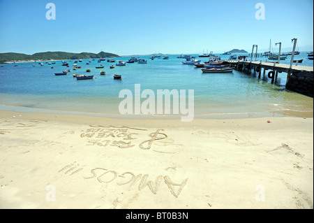 Buzios spiaggia di Canto Foto Stock