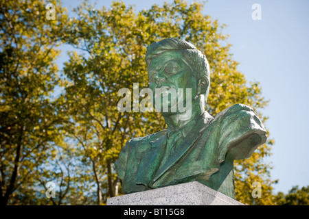 John Fitzgerald Kennedy Memorial presso Grand Army Plaza di Brooklyn a New York Foto Stock