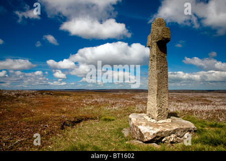 Il vecchio Ralph Croce, Westerdale Moor, North York Moors Nstional Park Foto Stock