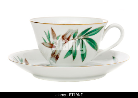 1930 Giapponese Noritake RC (Royal stoviglie) tazza e piattino Foto Stock