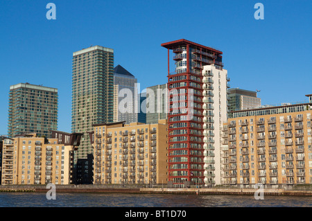 Isle of Dogs - Docklands - Tower Hamlets - Londra. Foto Stock