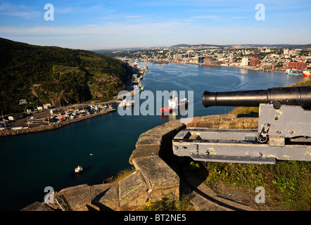 Queen's batteria, al segnale Hill, San Giovanni, Terranova, Canada Foto Stock