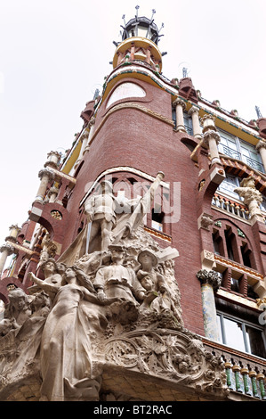 Il Palau de la Musica, Barcellona Spagna Foto Stock